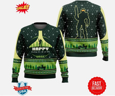Happy Halo-days Halo Ugly Christmas Sweater S-5XL