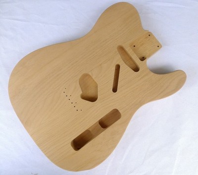 Tele Vintage Style Guitar Body 2 pcs Centre Joined Alder Unfinish  2.28kg