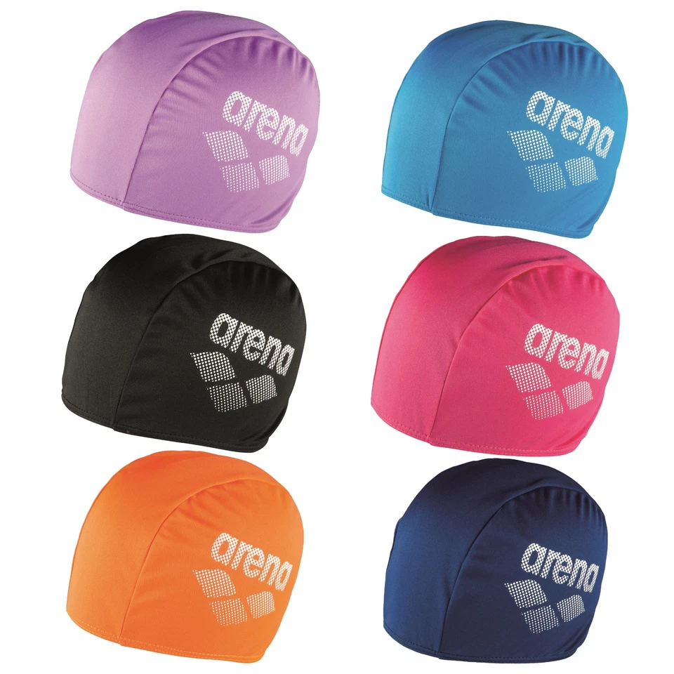 arena Badekappe Polyester II, Schwimmkappe für Erwachsene, Wassersport