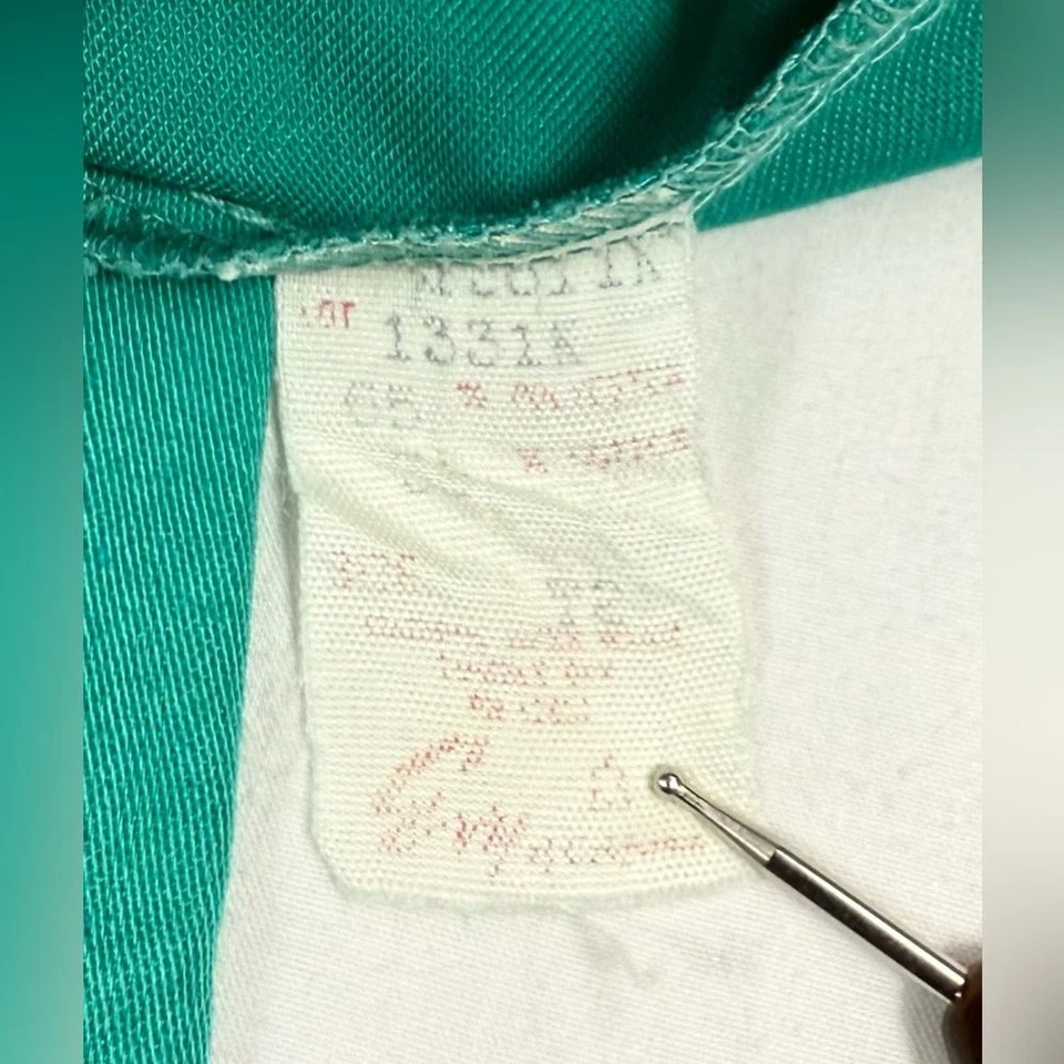 Mono retro vintage EVY OF CALIFORNIA para niñas 5 años 70 manga abullonada hecho en EE. UU. Foto 4 de 4