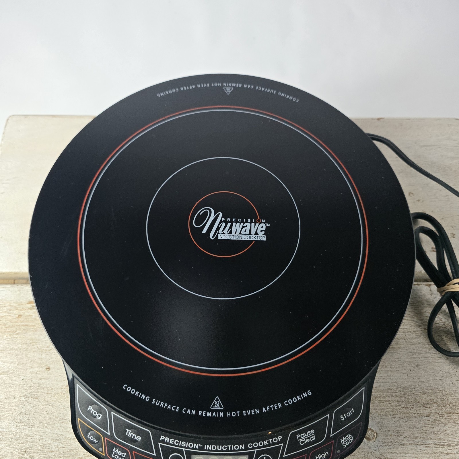 NuWave Precision Induction Cookware Cooktop Model 30101 - Black 1300W Tested