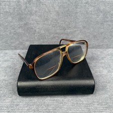 Vintage BerDel LYLE Aviator Eyeglasses Frame Italy Grey Brown Tortoise 145 Large