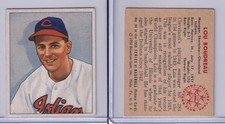 1950 Bowman Baseball Card # 94 Lou Boudreau Cleveland Indians Shortstop EX
