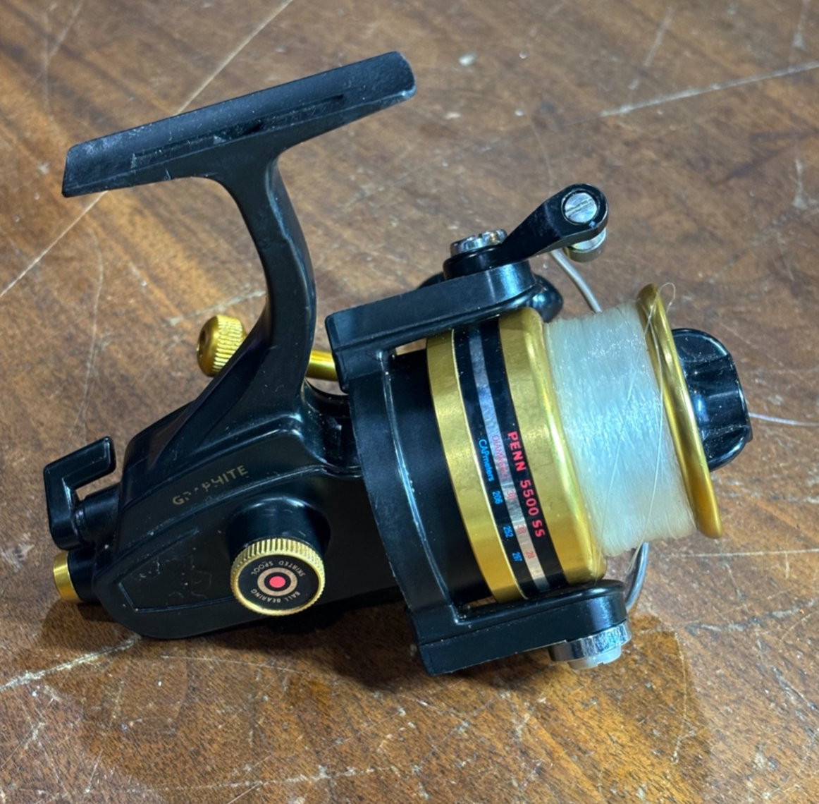 PENN 5500SS J スピニングリール Vintage Penn 5500SS Metal Fishing Spinning Reel Made in USA | eBay