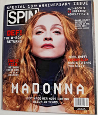 Spin Magazine April 1998 Madonna Fat Boy Slim Chris Farley Chastity Bono