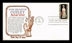 DR JIM STAMPS US COVER JOHN SINGLETON COPLEY ARTIST FDC KHOL KRAFT CACHET