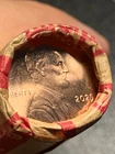UNSEARCHED ROLL OF PENNIES 2025 D ON ONE END UNC ON THE OTHER UNKNOWN INSIDE #21