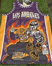 Brand X Los Angeles Lakers Kobe Bryant #8 Mamba Graphic Jersey Purple Size L
