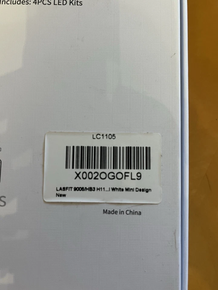 LASFIT H11 9005 Combo LED Headlight Bulbs High Low Beam Conversion Kits 6000K - Image 3 of 3