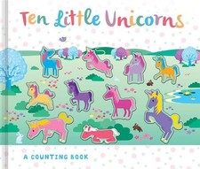 Susie Linn Ten Little Unicorns (Board Book) 3D Counting Books (UK IMPORT)