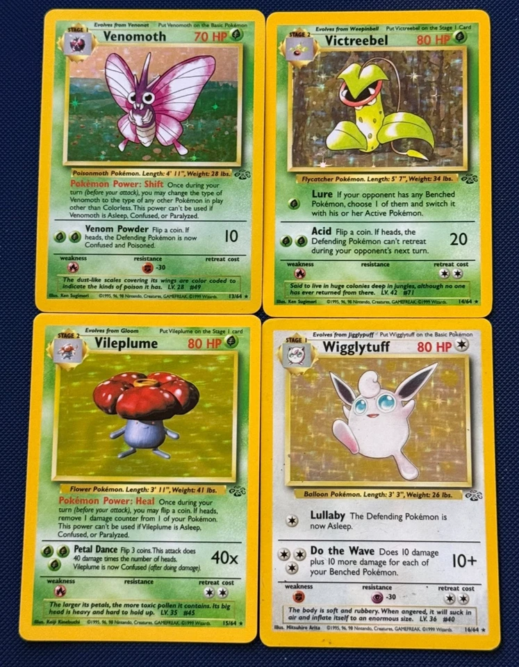 Complete Base Set Fossil Pokemon Bundle Cards 62/62 WOTC TCG - Image 3 of 4
