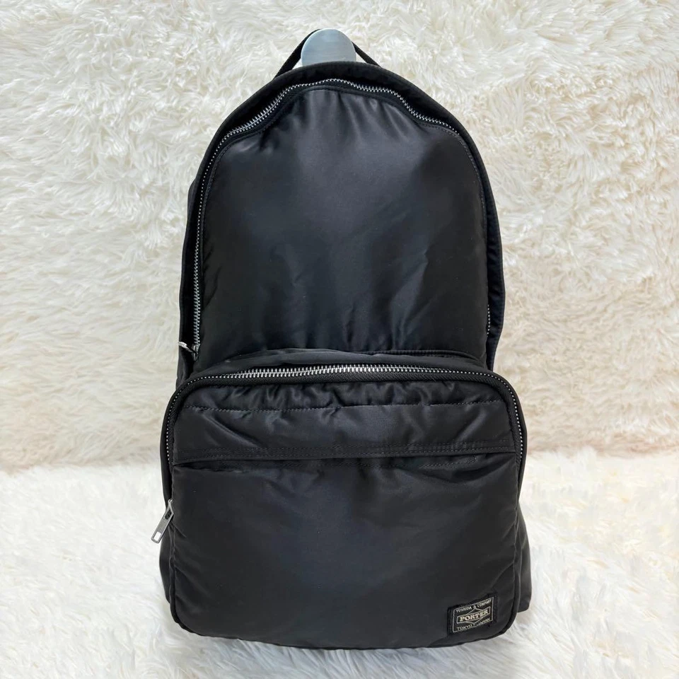 Mochila PORTER Yoshida Tanker preta de náilon Japão rara usada - Imagem 2 de 4