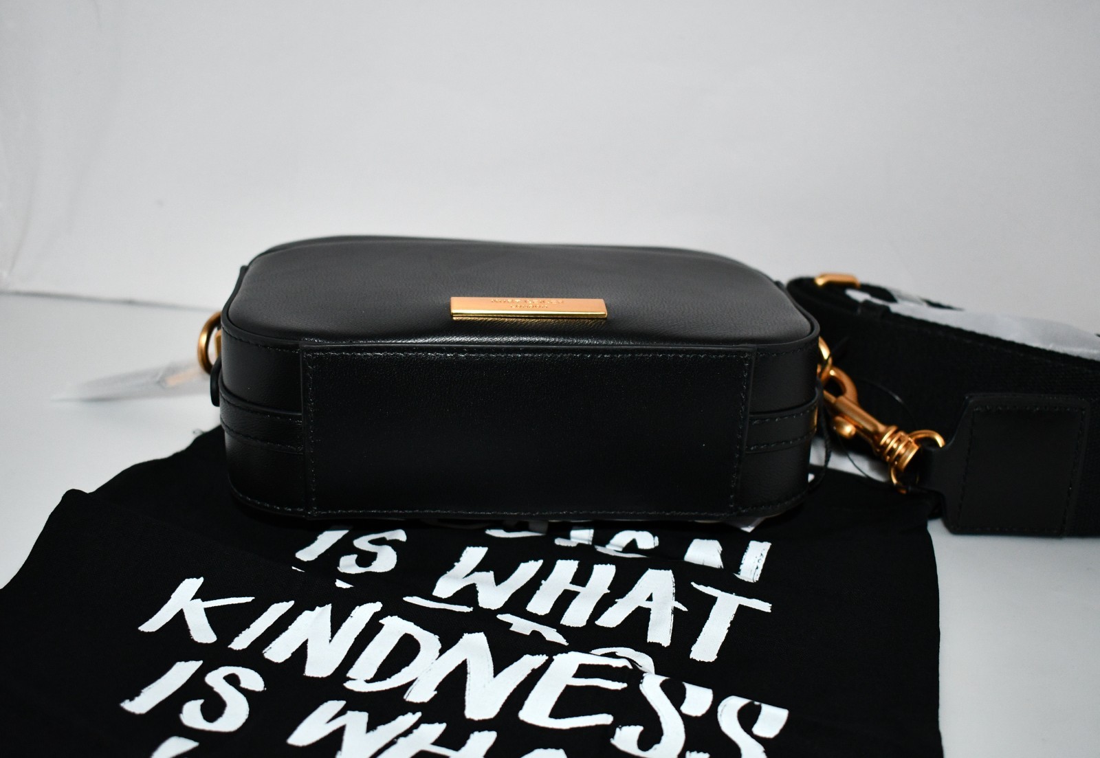 Kurt Geiger London Soho Leather Camera Bag in Open Grey #0002265109 NWT