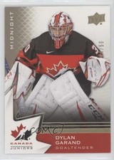 2020 Upper Deck Team Canada Juniors Hlinka Midnight 44/50 Dylan Garand #22 8jr