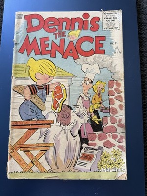 Dennis the Menace #11 Standard Comics First Printing 1955 Color Comic Book Engl 