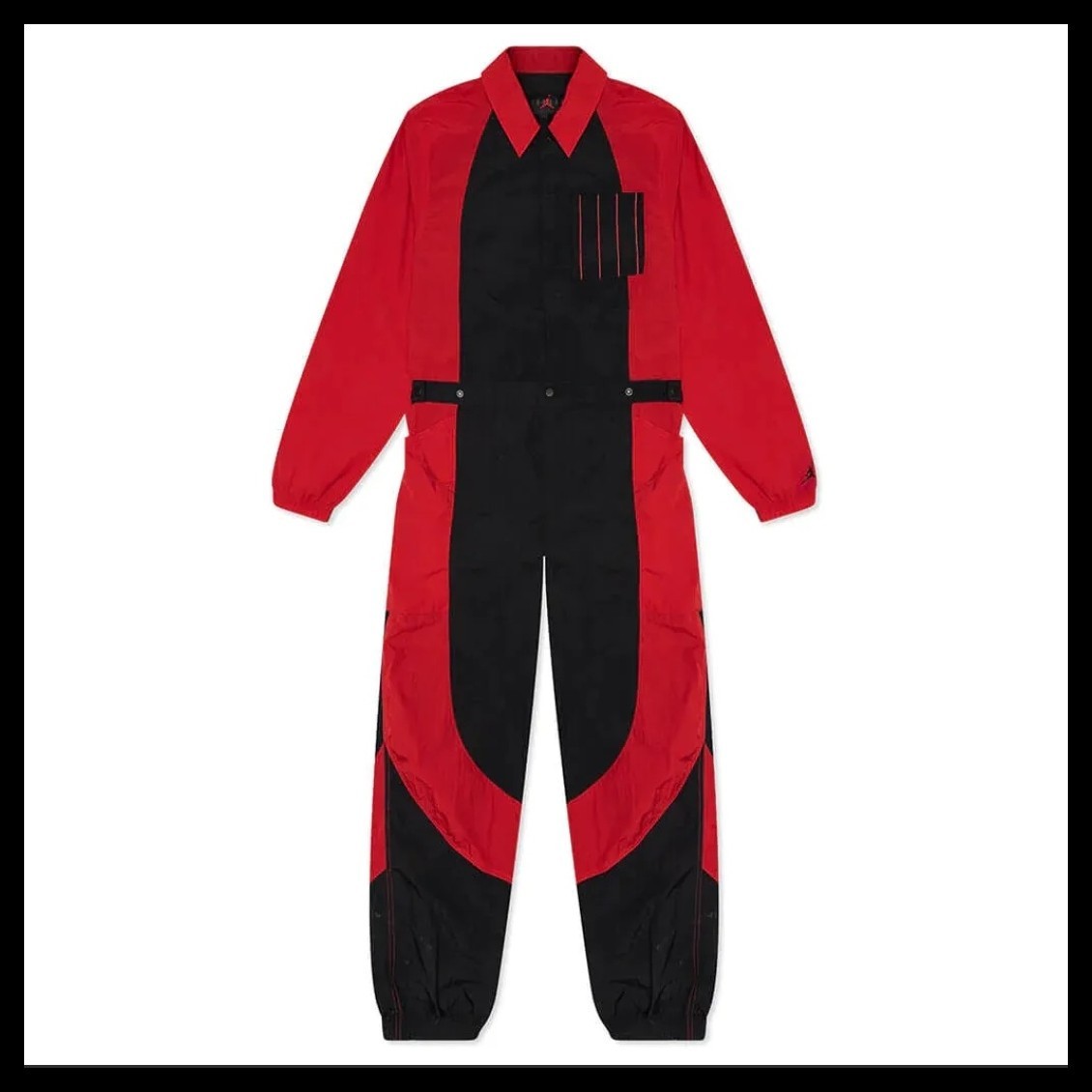 NWT Nike Jordan Essentials Flight Suit Jumpsuit DJ2628 Red/Black