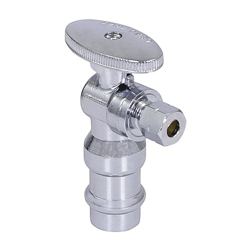 92325QSNLQ 1/4 Turn Press Angle Stop Valve Plumbing Shut Off Water Fixture