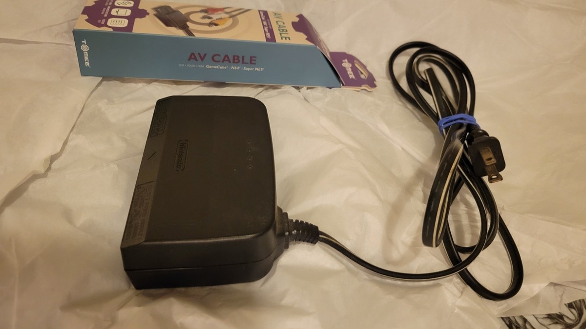 Original OEM Nintendo 64 N64 AC Power Supply NUS-002 AC And Tomee