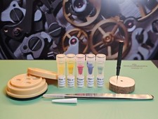 Watch Oil Starter Kit: Bergeon Oiler, Oil Dish, Repackaged Swiss Oils 0.2ml