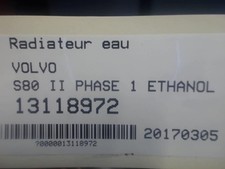 Radiateur Volvo S80