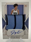 2024-25 National Treasures Jaylen Wells Rookie Patch Auto RC Bronze #/49