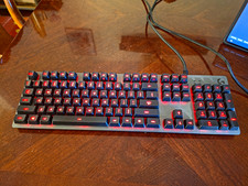 Logitech G413 Carbon Gaming Keyboard Wired USB Illuminated Black/Red