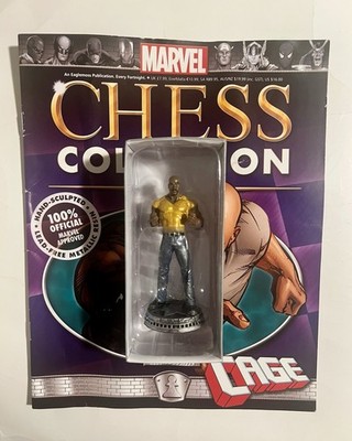 Eaglemoss Marvel Chess Issue #10 Luke Cage Piece Figure w/ Magazine