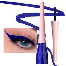 evpct 1Pcs Dark Blue Liquid Eyeliner Waterproof Dark Blue Eye Liners for Wome...