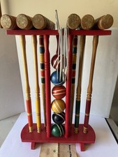 Vintage Croquet Complete Set