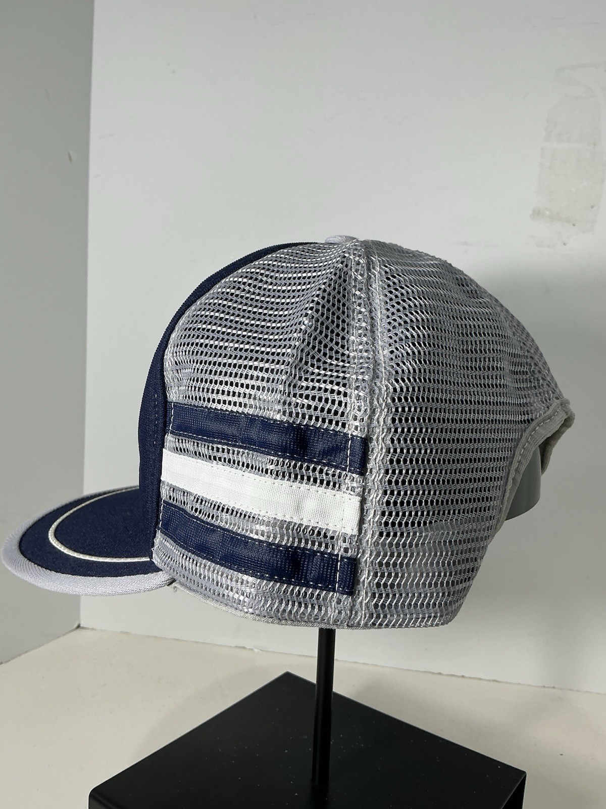 RARE Vintage Pepsi-Cola Kansas City Trucker SnapBack Hat Cap 3 Stripe USA image 2