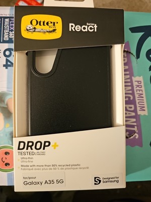 OTTERBOX REACT Ultra Thin Galaxy A35 - 5G Cell PHONE HARD CASE One Piece Black