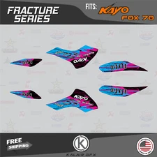 Graphics Kit for Kayo Sports Fox-70 AY-70 Storm-70 All Years Fracture - CM