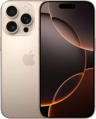 Apple iPhone 16 Pro Max 256GB Desert Titanium Unlocked 100% Battery Life