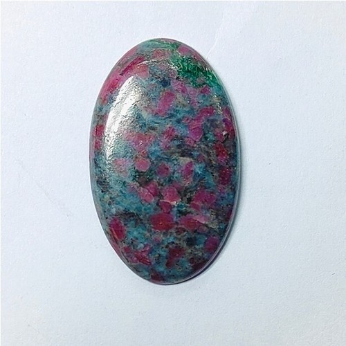 Piedra Rubí Cianita Rubí Natural Cianita Cabujón Piedra Preciosa Suelta 46 Ct. ME-11792 - Imagen 4 de 4