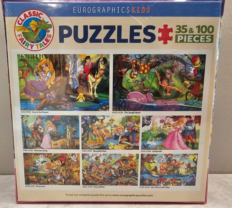 Rapunzel - Rompecabezas Día en el Bosque - 100 Piezas 19"x13" EuroGraphics Foto 4 de 4