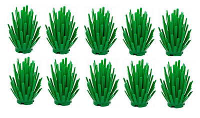  LEGO NEW X10 GREEN Prickly Bush Plants / Dead / Dried Shrubs / Bushes Lot