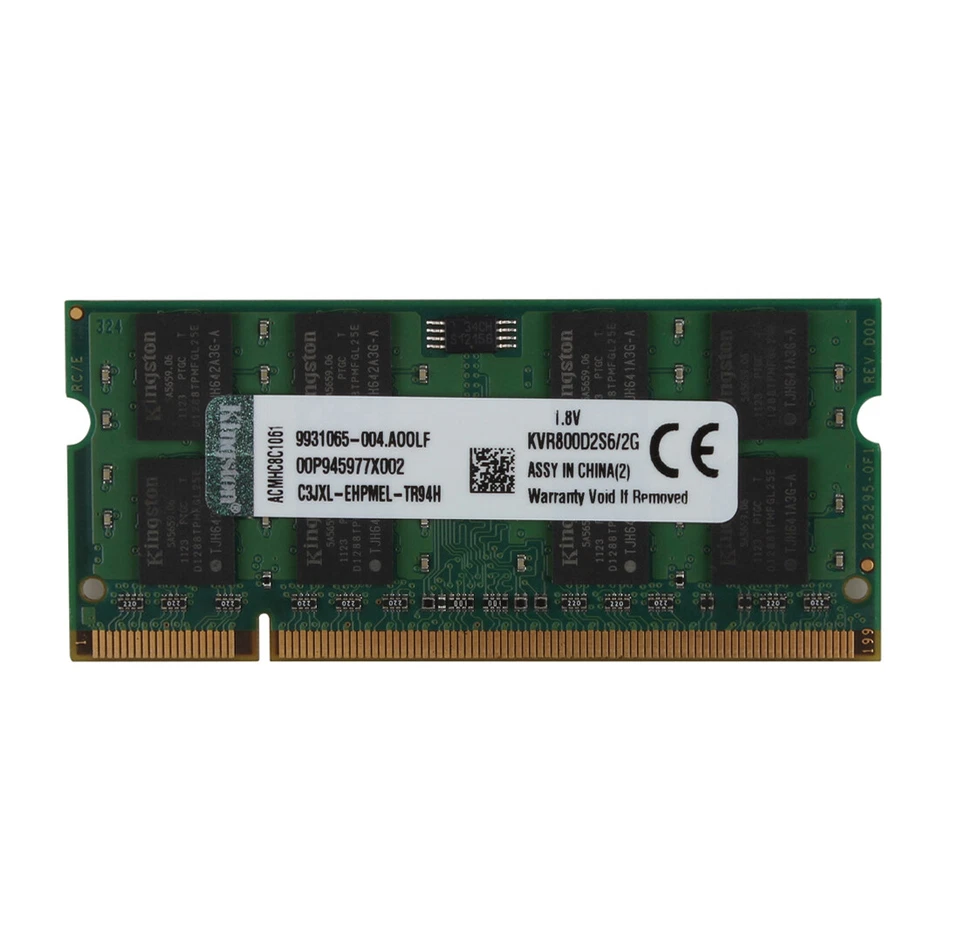 Kingston 10X 2GB PC2 6400S 2RX8 DDR2 800MHz Laptop Memory RAM SO-DIMM Notebook # - Image 3 of 4