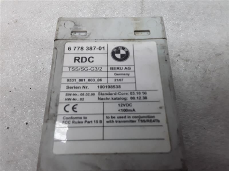 6778387-01 Suspension TPMS Tire Pressure Monitor 3.0L Wagon 2008 