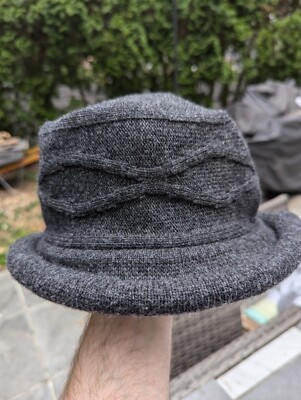 WOMEN\'S 100% Wool Bucket Hat Angola Grey Angora And Wool Women main image 4