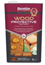 Barrettine Wood Protective Treatment 5L Light Brown