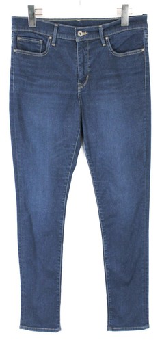 Levi's Femmes Jeans W31/L32 Coupe Skinny Extensible Moustaches Délavé