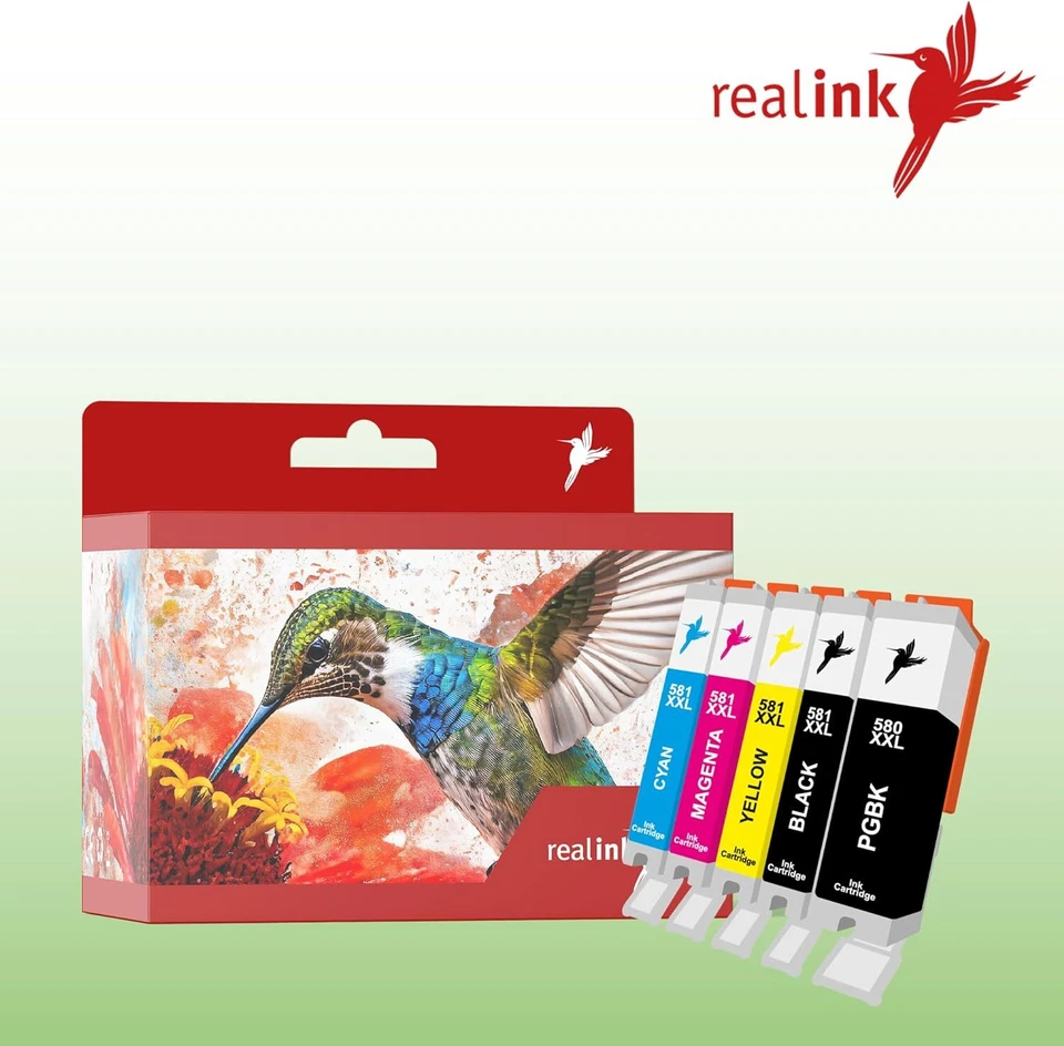 Canon PIXMA TR7650 Multifunktionsdrucker mit kompatiblen realink XXL Tinten - Bild 3 von 4