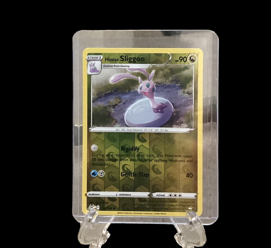 Hisuian Sliggoo Reverse Holo Pokemon TCG Card 133/196