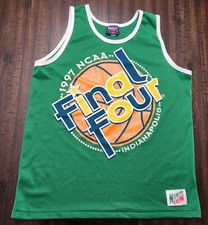 Vintage 1997 NCAA Basketball Championship Jersey Mens XL Green