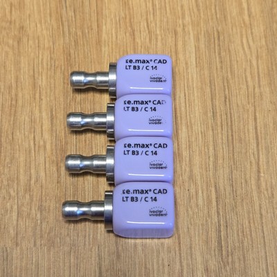 Cerec Ivoclar IPS Emax LT B3 - 4 Blocks Pcs for MCXL