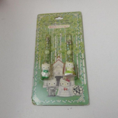SANRIO Hello Kitty Daniel Karuizawa Wedding Vintage Pair Keychain Rare Japan