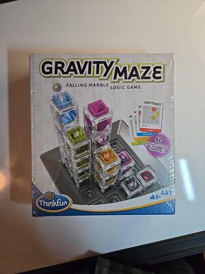 New in Box Thinkfun Gravity Maze Falling Marble Logic Game 60 ...