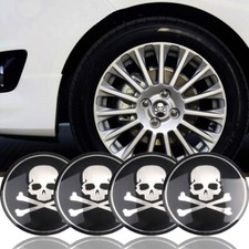 56mm Car Wheel Rim Center Hub Cap Decal Cover Emblem Sticker Black Accessories