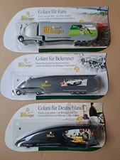 By Colani Bitburger Sattelzug 3 verschiedene Miniaturtrucks im Blister