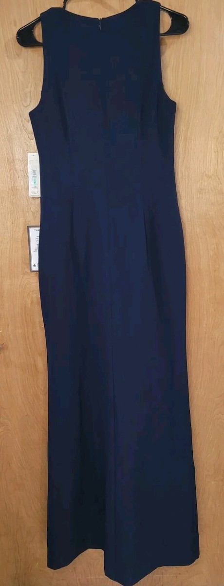 eliza j blue ruffle dress Women's Eliza J Cold Shoulder Dress, Size 8 main image 1